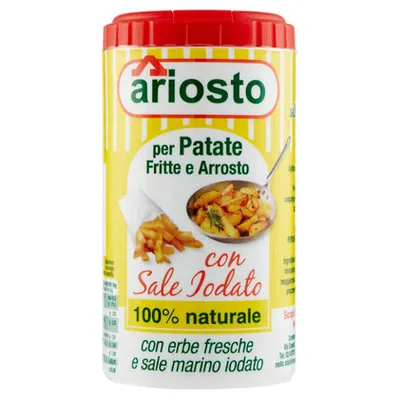 Ariosto приправа для картофеля с йодированной солью, 80 г