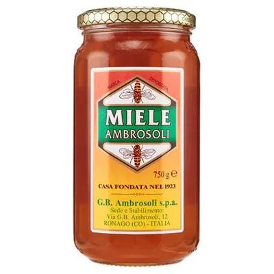 Ambrosoli мёд цветочный миллефьори, 750 г