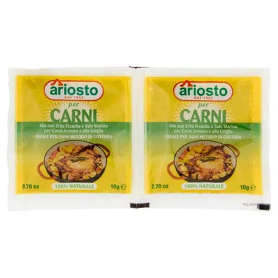 Ariosto приправа для жареного мяса и мяса на гриле, 2 × 10 г