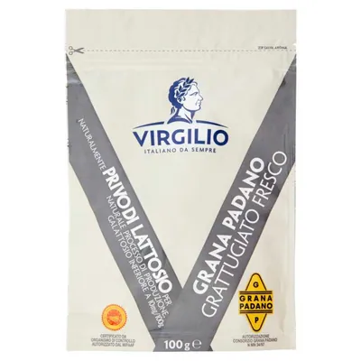 Сыр тертый Virgilio Grana Padano, 2 × 100 г