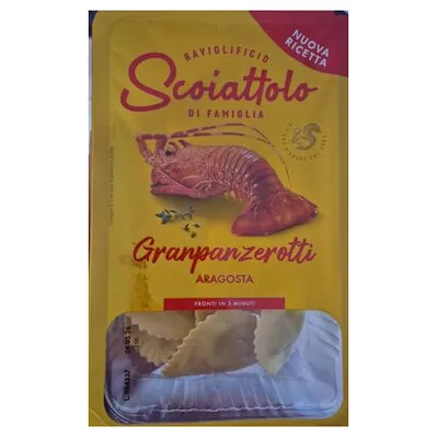Scoiattolo Панцеротти свежая паста с омаром, 200 г