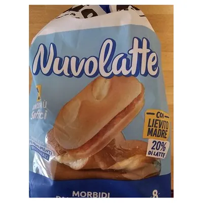 Morato Nuvolatte classic milk rolls, 8 pcs