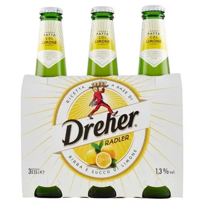 Dreher Пиво Lemon, 3 × 0,33 л