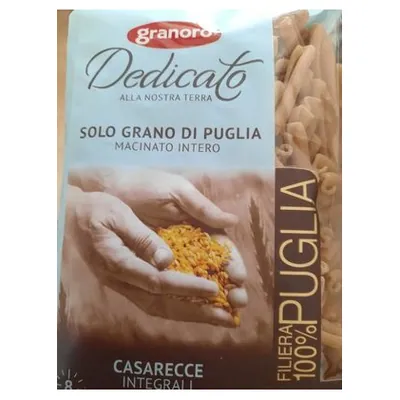 Granoro Dedicato wholemeal casarecce pasta, 500 g