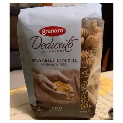 Granoro Dedicato wholemeal fusilli pasta, 500 g