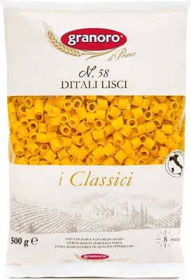 Granoro Ditali Lisci n.58, 500 g