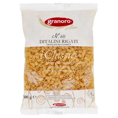 Granoro Ditalini Rigati n.60, 500 g