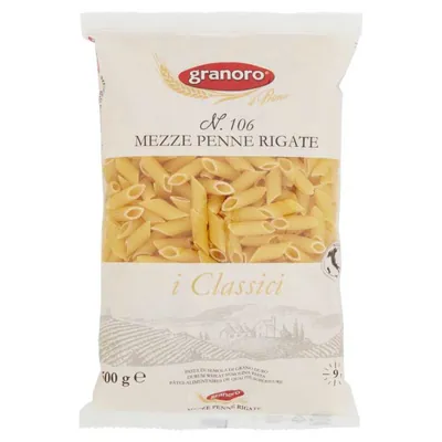 Granoro Penne Rigate n. 106 pasta, 500 g