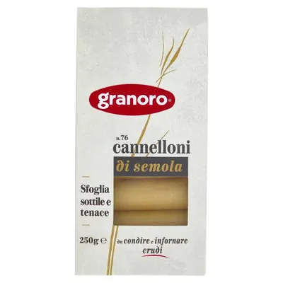 Granoro Durum Wheat Cannelloni, 250 g