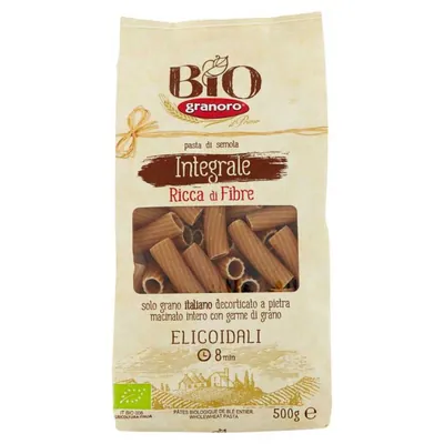 Granoro organic whole grain elicoidali, 500 g