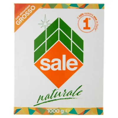 Sale di Sicilia пищевая соль крупная, 1 кг