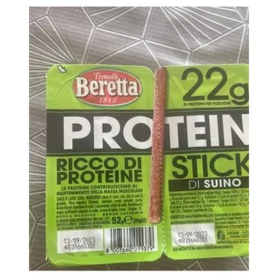 Fratelli Beretta pork protein snack stick, 52 g