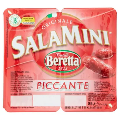 Beretta Salamini Piccanti салями острые, 85 г