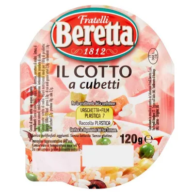 Beretta Diced Cured Ham, 120 g