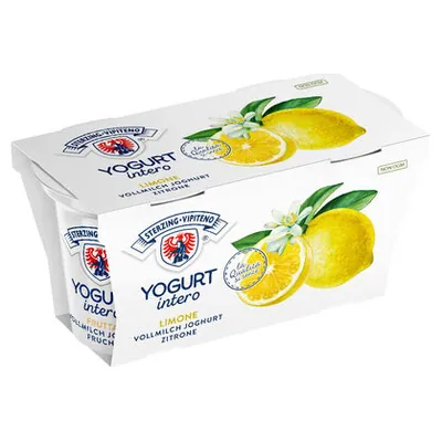 Vipiteno йогурт со вкусом лимона, 125 г x 2