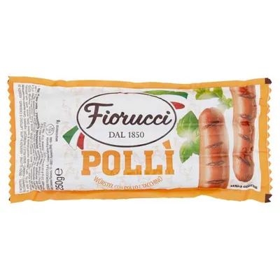 Fiorucci Сосиски Polli', 250 г