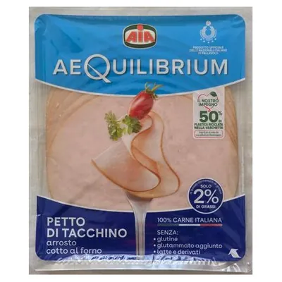 AIA Aequilibrium грудка индейки запечённая нарезка, 120 г