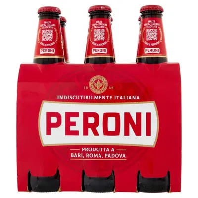 Peroni пиво, 6 × 0,33 л, 4,7%