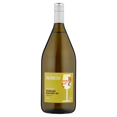 Tavernello вино полусухое игристое Trebbiano Frizzante Abboccato Rubicone IGT, 1,5 л