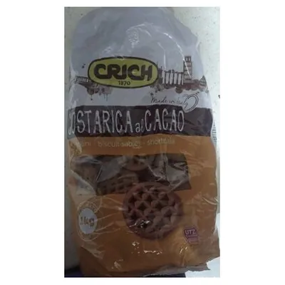 Crich cocoa shortbread cookies, 1 kg