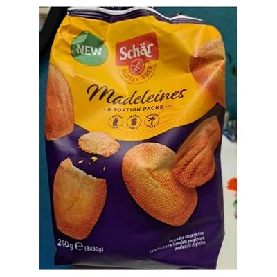 Schär gluten-free Madeleines sponge cake, 240 g