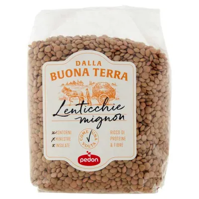 Pedon Buona Terra Мелкая чечевица миньон, 500 г