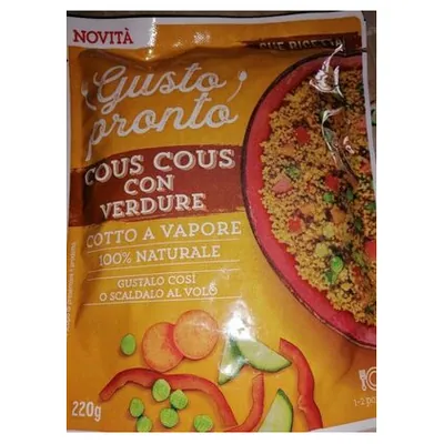Gusto Pronto кускус с овощами, 220 г