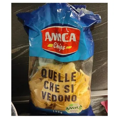 Amica Chips картофельные чипсы классические, 190 г