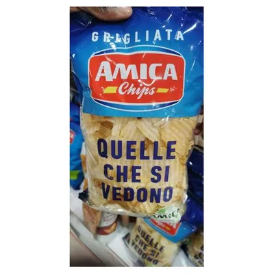 Amica Chips картофельные чипсы Grigliata со вкусом гриль, 200 г