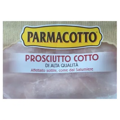 Parmacotto high quality prosciutto cotto cooked ham slices, 130 g