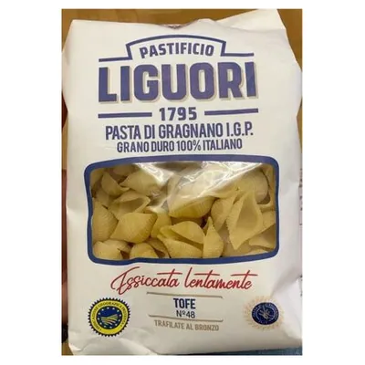 Liguori Gragnano конкилье ривате из твердых сортов пшеницы, 500 г