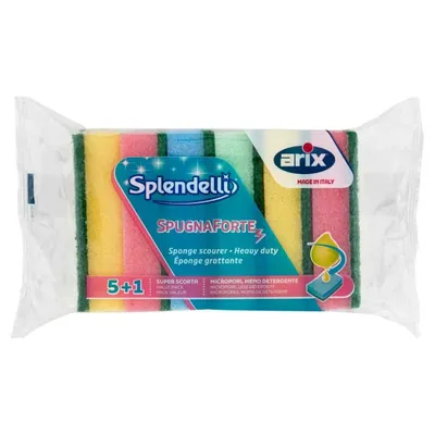 Arix Colored abrasive sponge, 5 pcs.