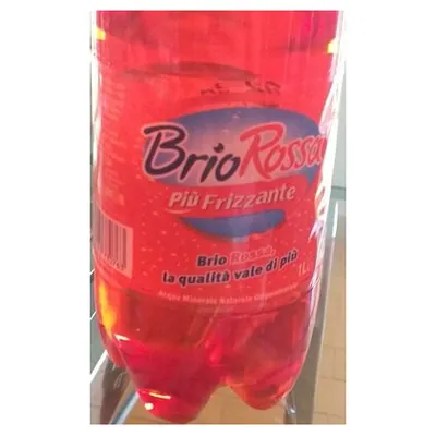 Rocchetta Brio Rossa sparkling water, 1 l