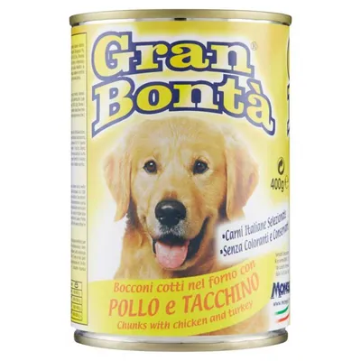 Gran Bontà dog chunks with chicken and turkey, 400 g