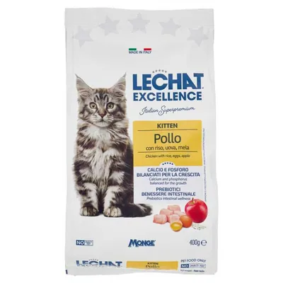 Lechat Excellence dry cat food for kittens, 400 g
