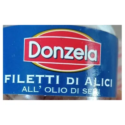 Donzela anchovy fillets in vegetable oil, 155 g