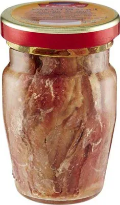 Donzela Anchovy Fillets in Jar in Sunflower Seed Oil, 80 g
