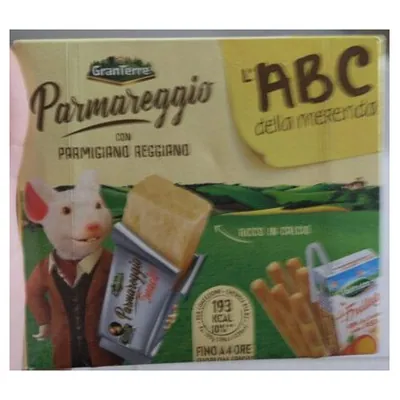 Parmareggio набор для перекуса ABC с сыром Пармиджано Реджано, 1 шт.