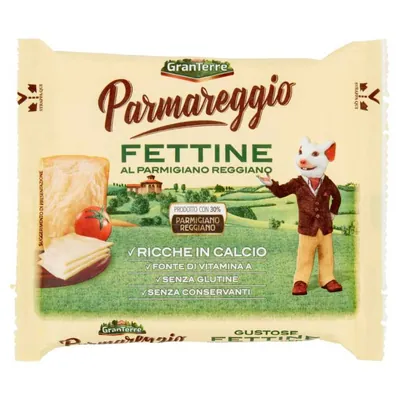 Parmareggio Fettine processed cheese slices, 150 g