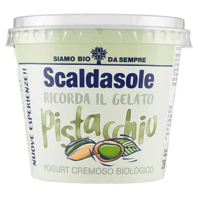 Scaldasole органический обезжиренный йогурт со вкусом фисташки, 250 г
