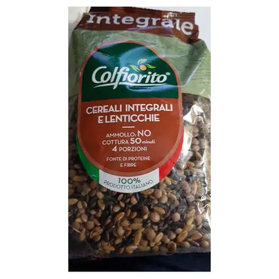 Colfiorito whole grain cereals and lentils mix, 350 g