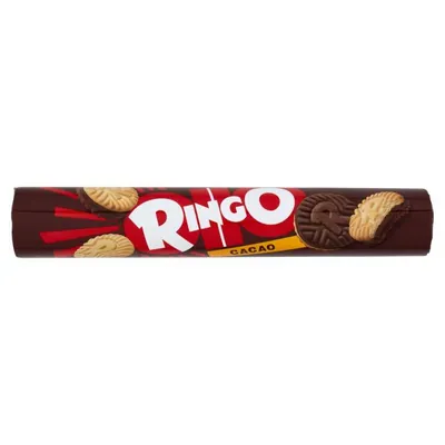 Pavesi Печенье Ringo с начинкой из крема какао в тубусе, 165 г