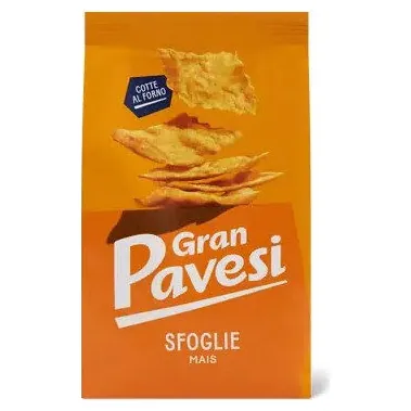 Gran Pavesi кукурузные хрустящие крекеры-пластинки Sfoglie Mais, 150 г