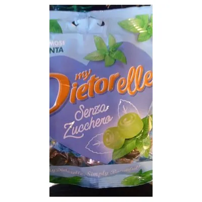 Dietorelle mint chewy candies, 70 g