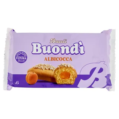 Buondì Motta с абрикосом, 6 шт., 198 г