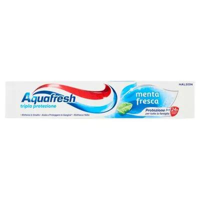 Aquafresh Tripla Protezione Menta Fresca toothpaste, 75 ml