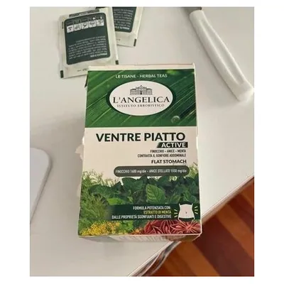 L'Angelica травяной чай Ventre Piatto, 18 фильтр-пакетов