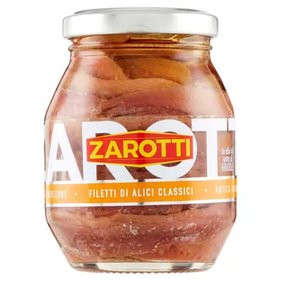 Zarotti Anchovies in sunflower oil, 140 g