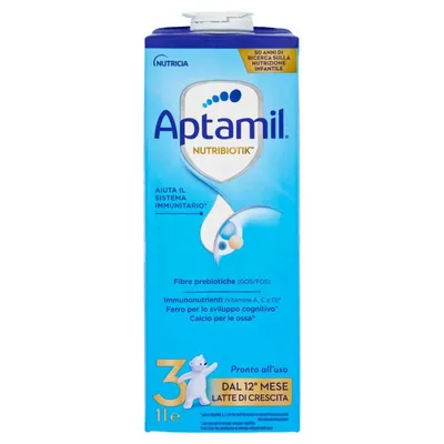 Aptamil Nutribiotik 3 Жидкое детское молочко для роста, 1 л