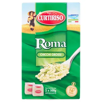 Curtiriso рис Рома крупнозернистый, 2 × 500 г